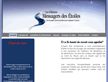 Tablet Screenshot of messagersdesetoiles.com